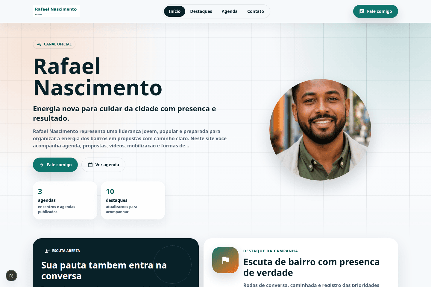 Miniatura do site demonstrativo de Rafael Nascimento